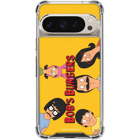 Bobs Burgers Stare Google Pixel 9/9 Pro Clear Case
